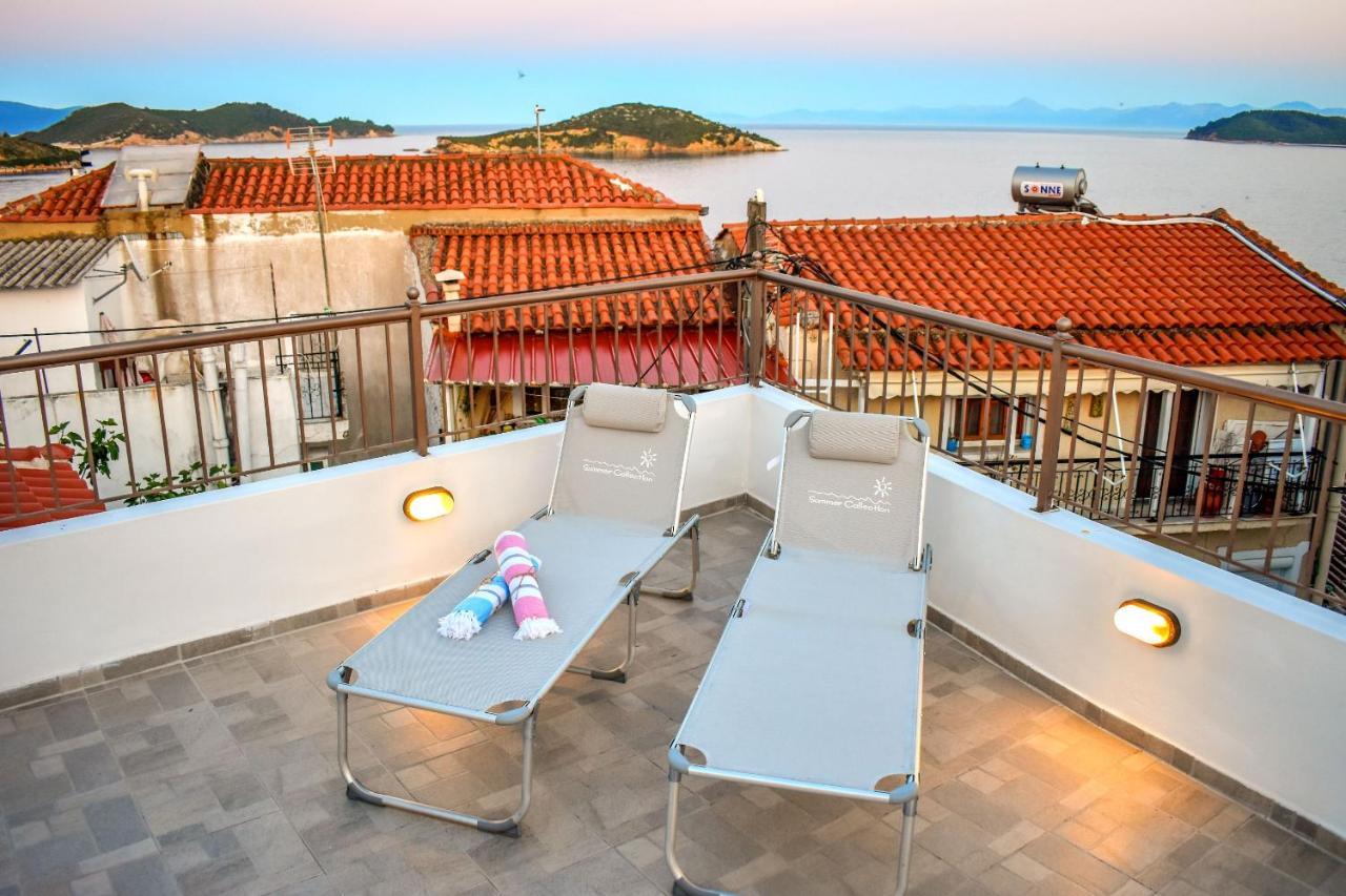 La Maison Plakes Rooftop Apt Skiathos Chora Extérieur photo