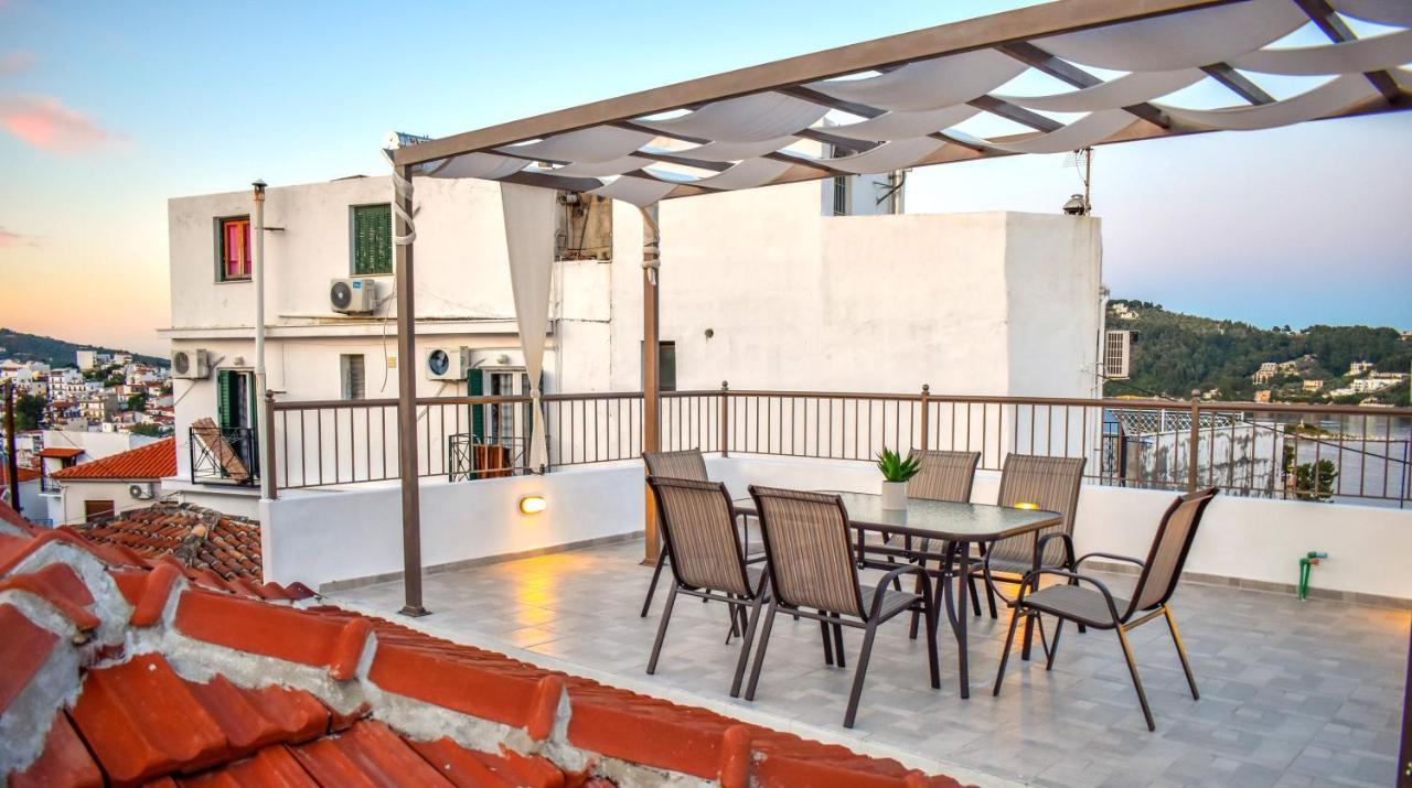 La Maison Plakes Rooftop Apt Skiathos Chora Extérieur photo