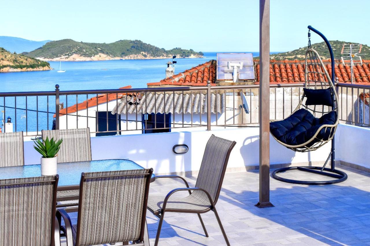 La Maison Plakes Rooftop Apt Skiathos Chora Extérieur photo
