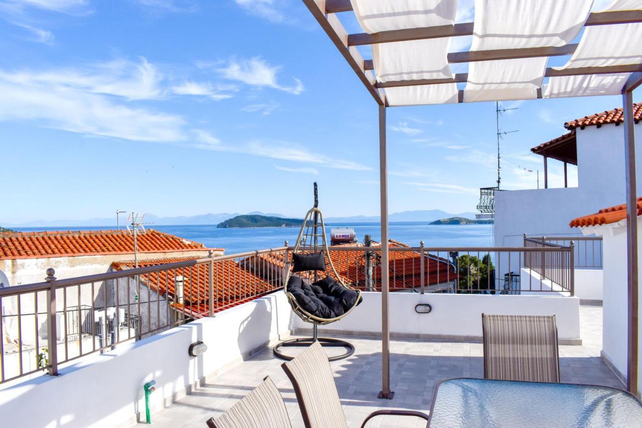 La Maison Plakes Rooftop Apt Skiathos Chora Extérieur photo